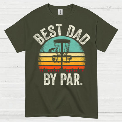 Best Dad By Par Disc Golf T Shirt
