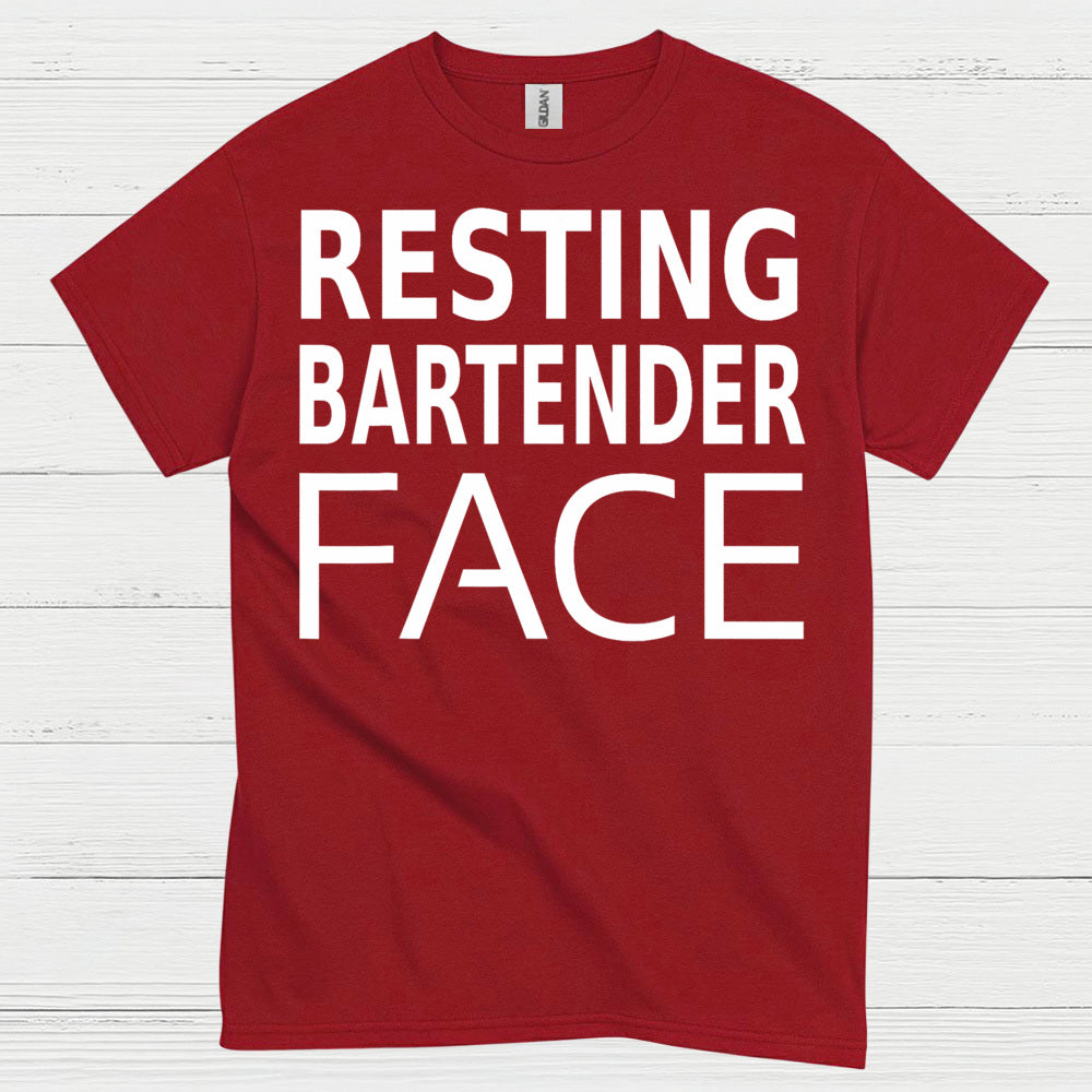 Resting Bartender Face Humor T Shirt