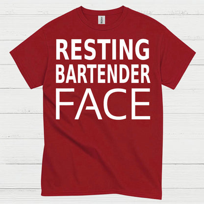 Resting Bartender Face Humor T Shirt