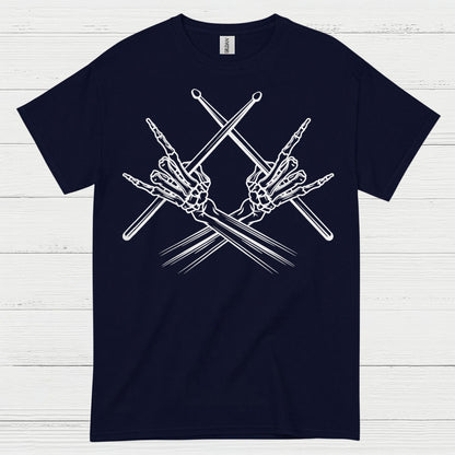 Skeleton Drummer T Shirt
