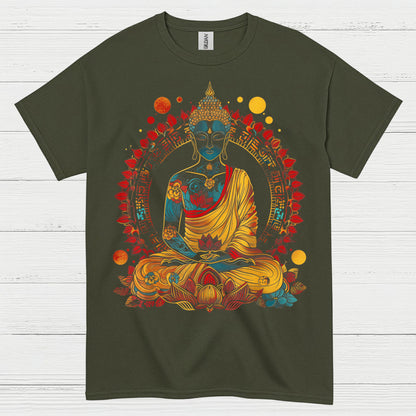 Serene Buddha Meditation Art T Shirt