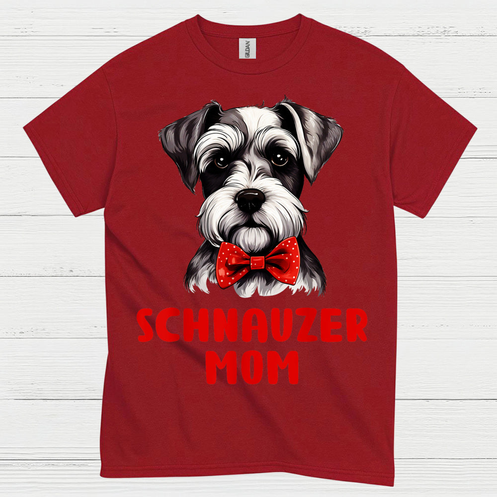 Schnauzer Mom Cute Dog Lover T Shirt