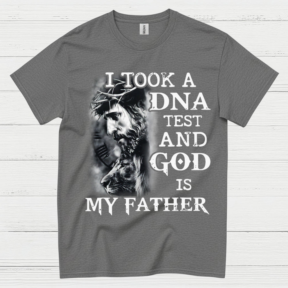 God Is My Father DNA Test Christian T Shirt