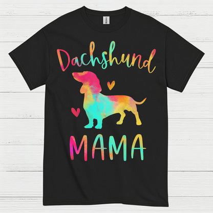 Colorful Splash Dachshund Dog T Shirt