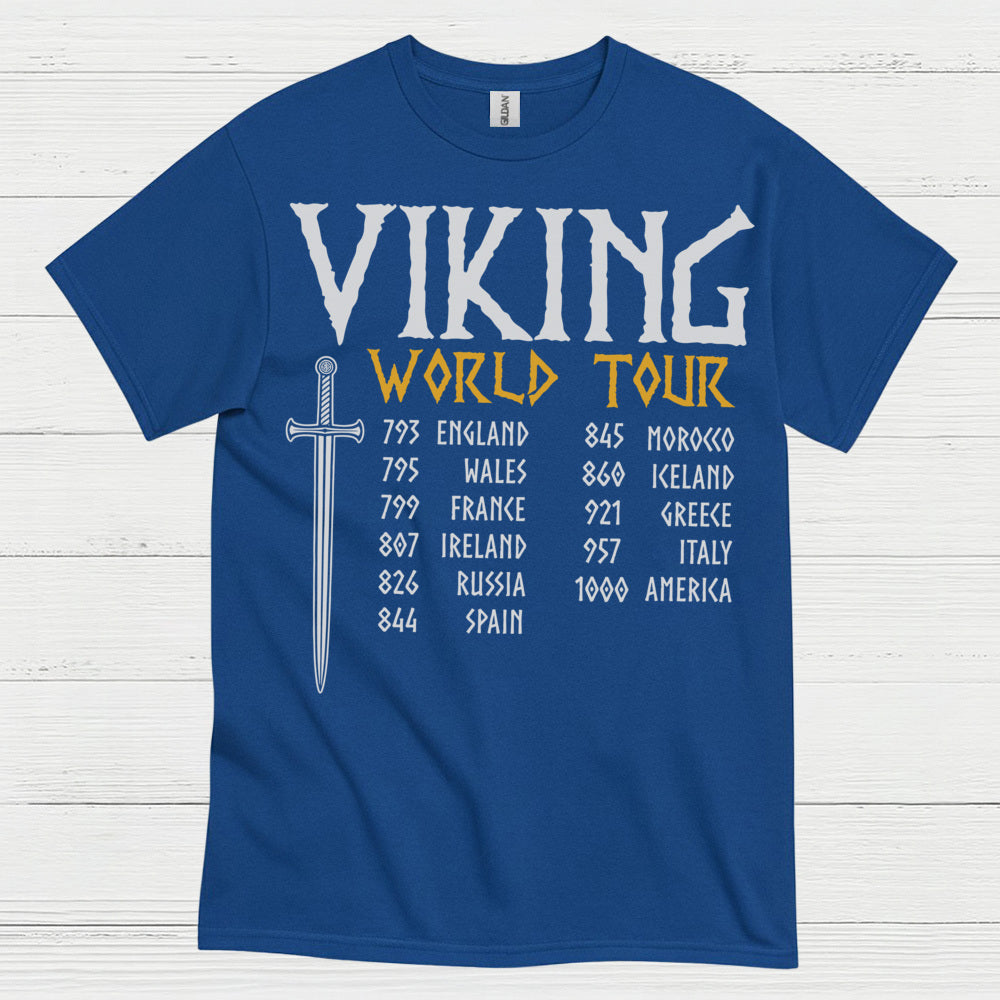 Viking World Tour History T Shirt