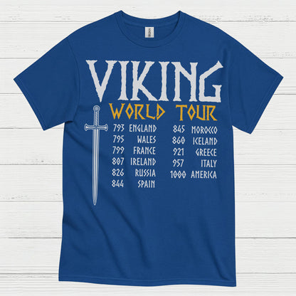 Viking World Tour History T Shirt