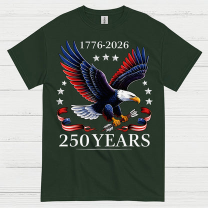 250 Years American Eagle Independence Anniversary T Shirt