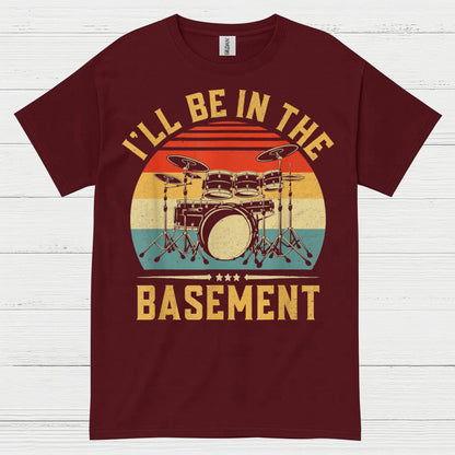 Basement Practice Drummer T Shirt