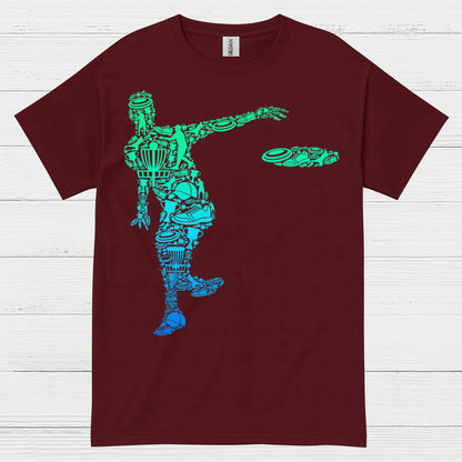 Disc Golf Throw Motion Graphic T Shirt