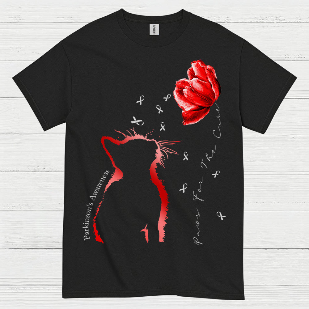 Parkinsons Awareness Cat Care T Shirt