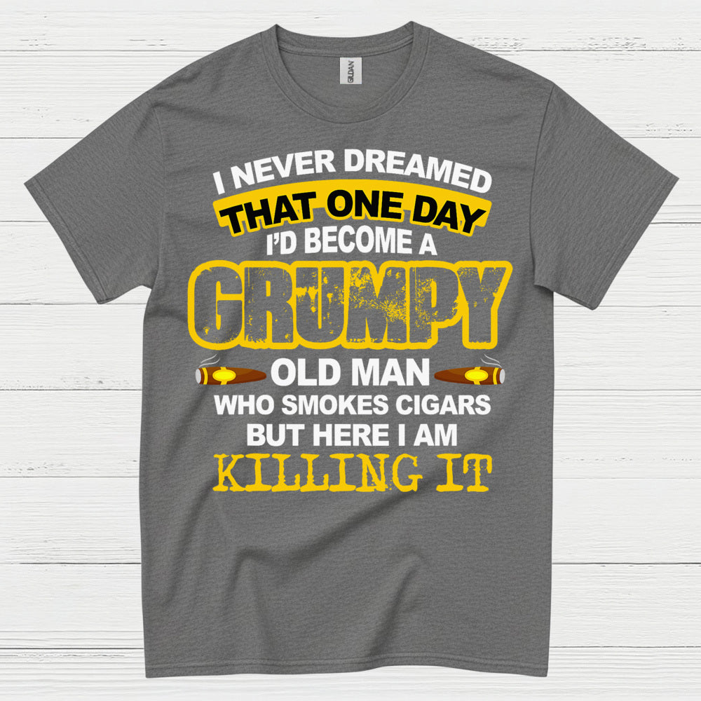 Grumpy Old Man Who Smokes Cigars T Shirt