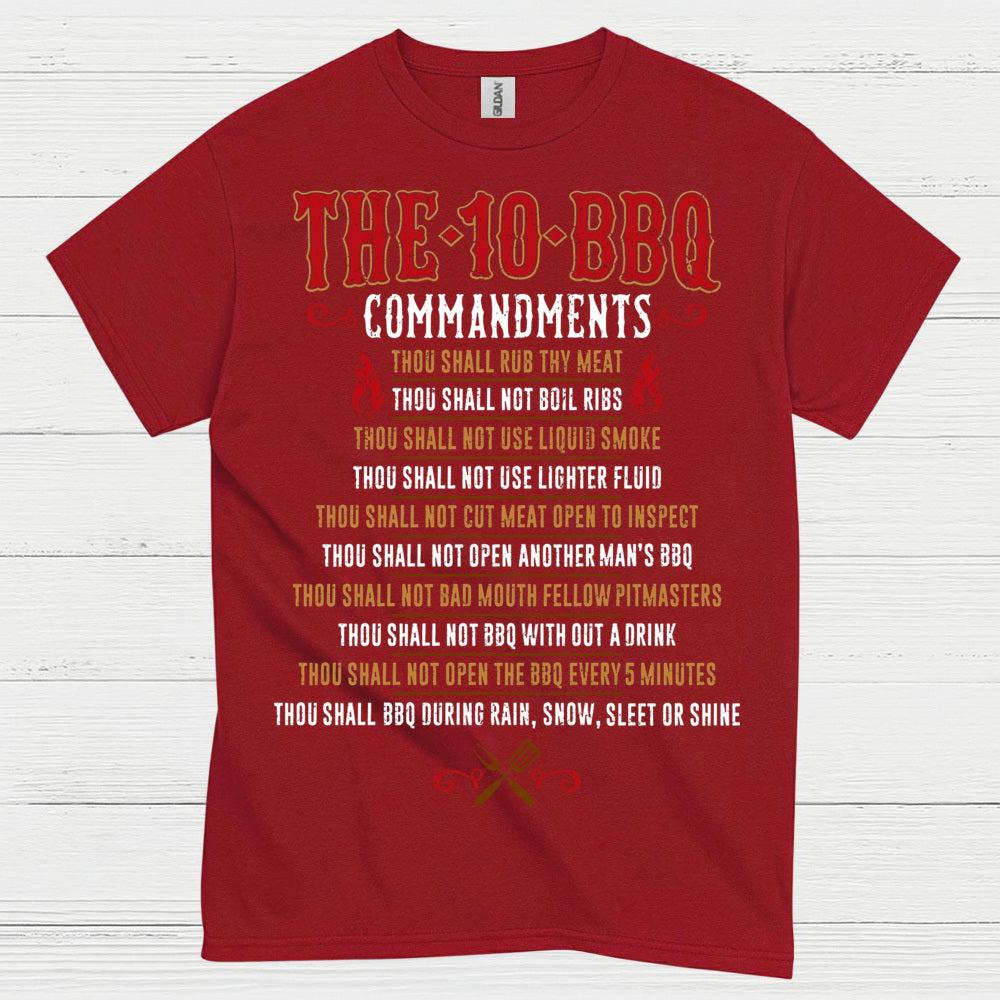 The 10 BBQ Commandments T Shirt