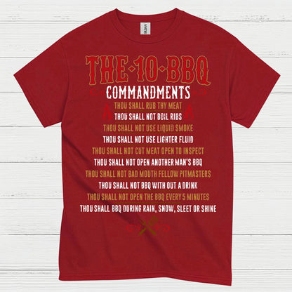 The 10 BBQ Commandments T Shirt
