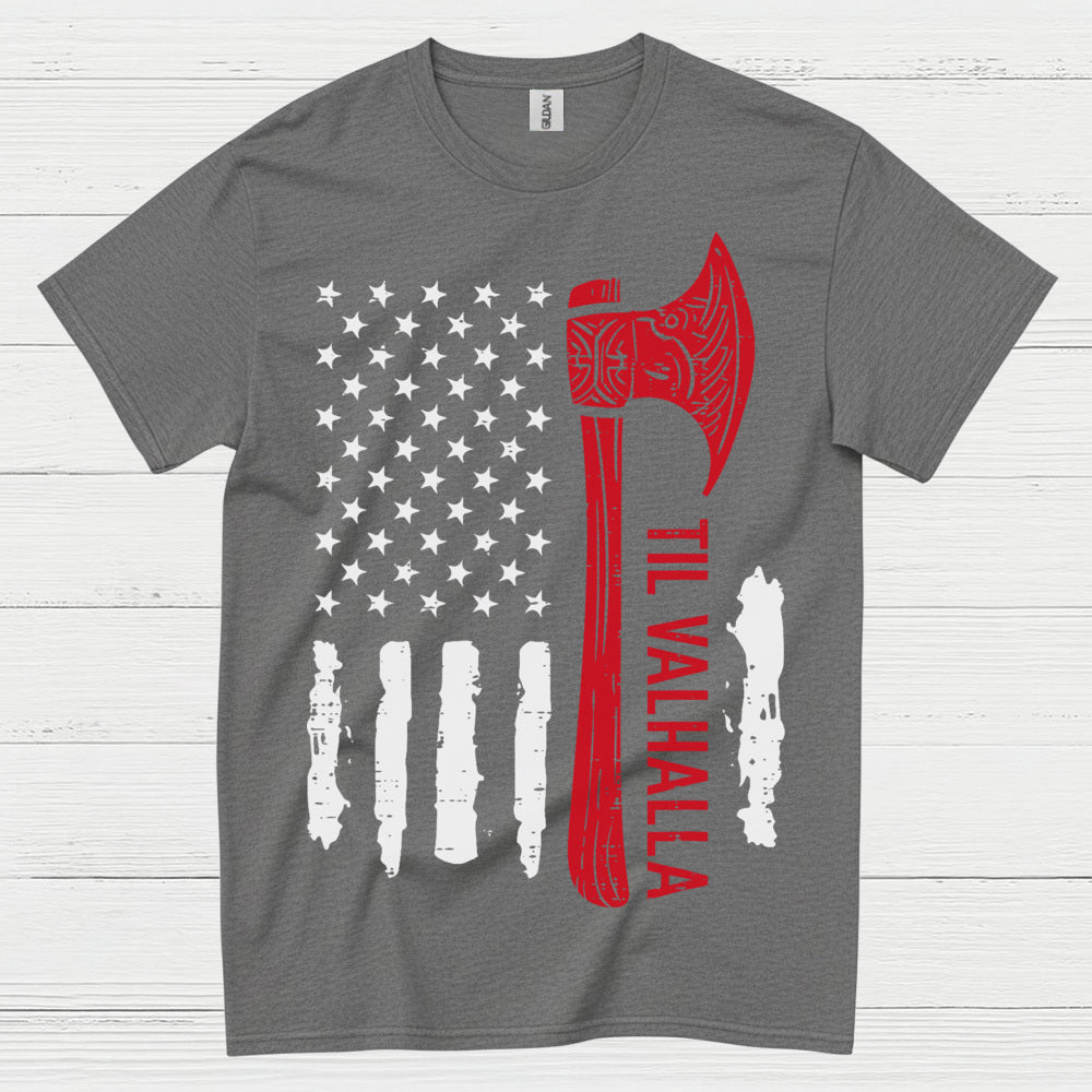 Til Valhalla American Viking T Shirt