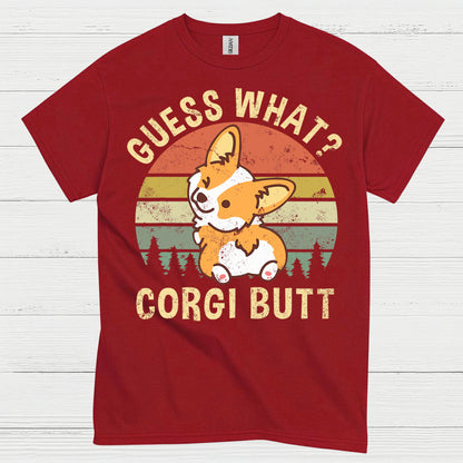 Guess What Corgi Butt T Shirt