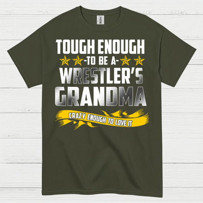 Tough Enough Wrestler Grandma T Shirt