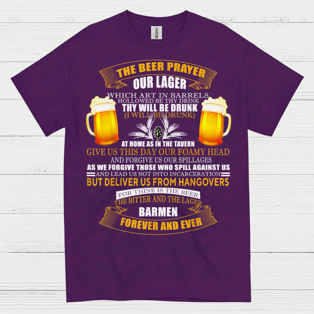 The Beer Prayer Our Lager T Shirt