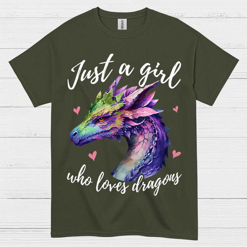 Dragon Lover Girl T Shirt
