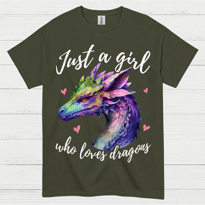 Dragon Lover Girl T Shirt