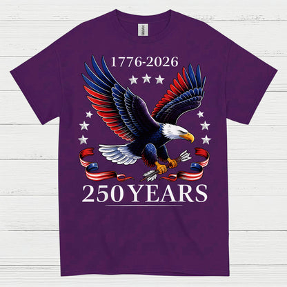 250 Years American Eagle Independence Anniversary T Shirt