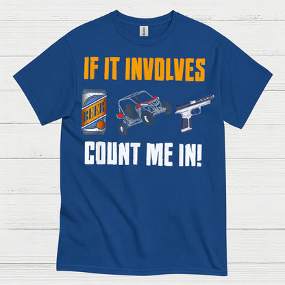 If It Involves Beer And Guns T Shirt