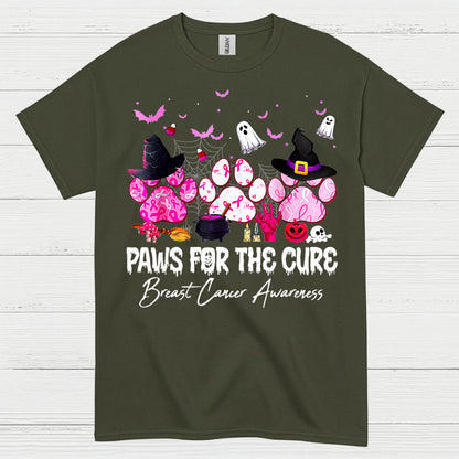 Paws For The Cure Breast Cancer T Shirt