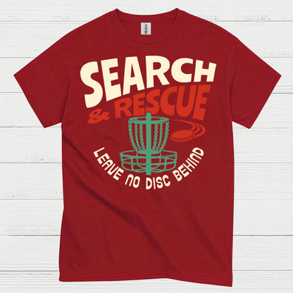 Search And Rescue Disc Golf T Shirt