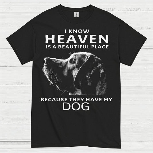I Know Heaven Is A Beautiful Place Because They Have My Dog T Shirt