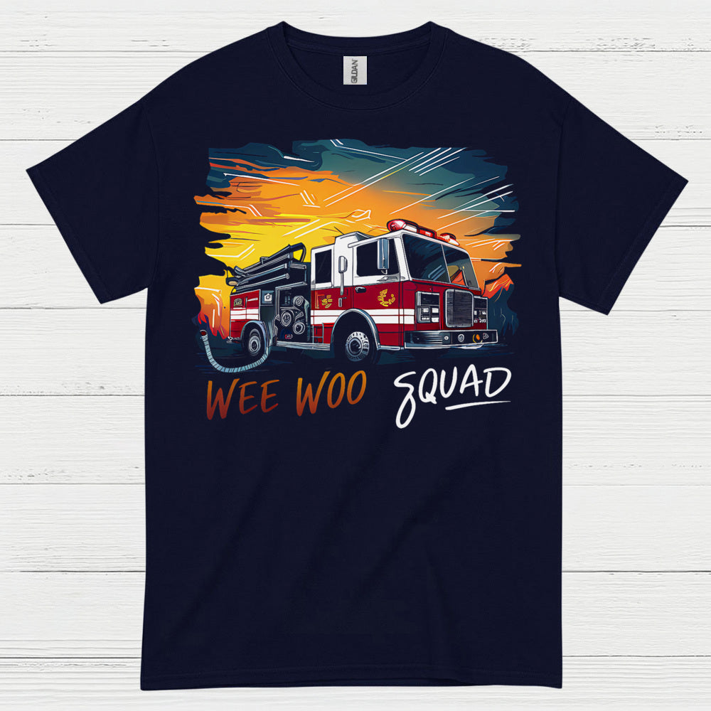 Wee Woo Squad Firefighter T Shirt