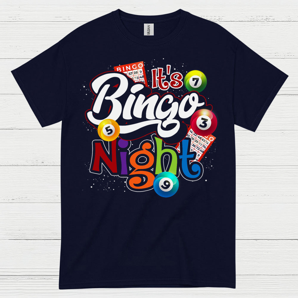 Bingo Night Colorful Graphic T Shirt