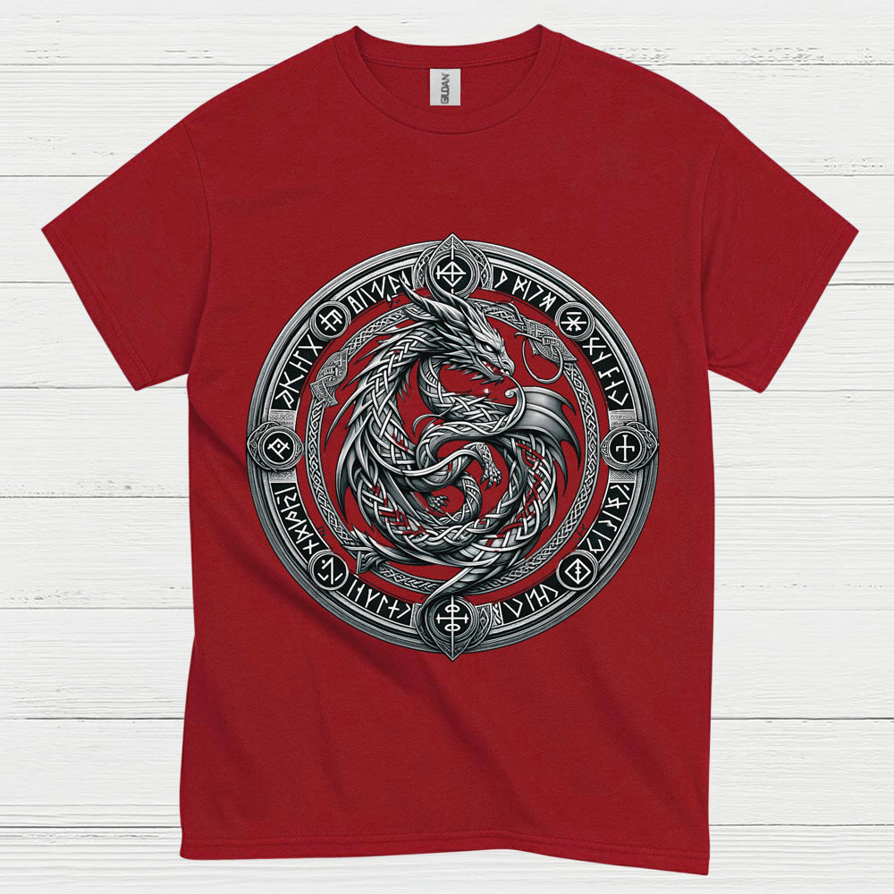 Celtic Dragon Circle T Shirt