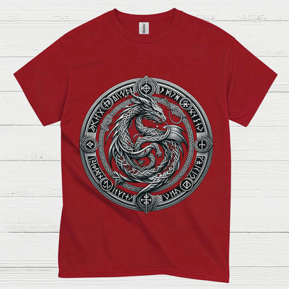 Celtic Dragon Circle T Shirt