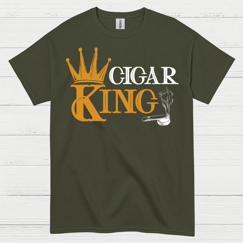 Cigar King Crowned Cigar T Shirt