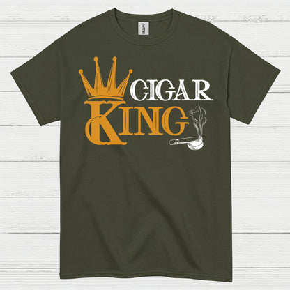 Cigar King Crowned Cigar T Shirt