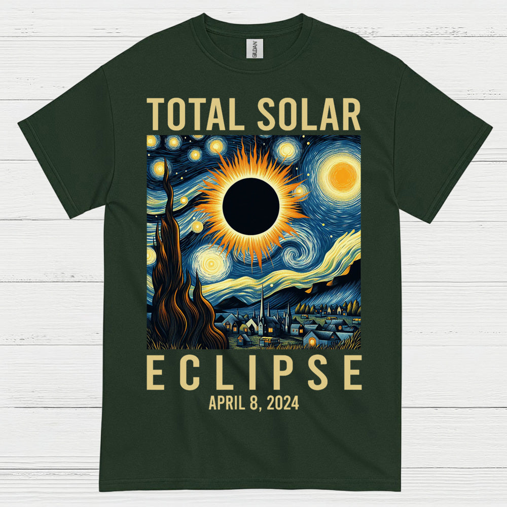 Total Solar Eclipse Art T Shirt
