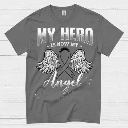 My Hero Is Now My Angel Brain Cancer T Shirt