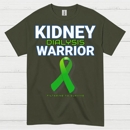 Kidney Dialysis Warrior Strength Awareness T Shirt