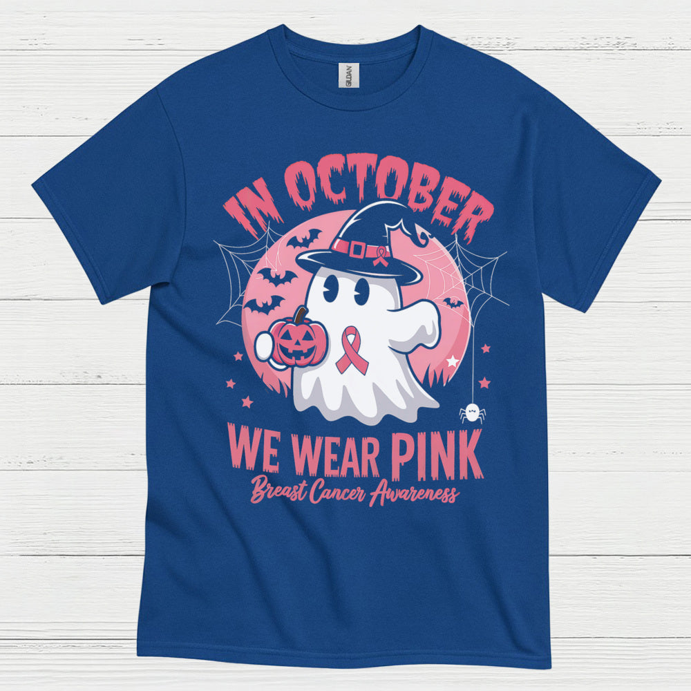 In October We Wear Pink Ghost T Shirt