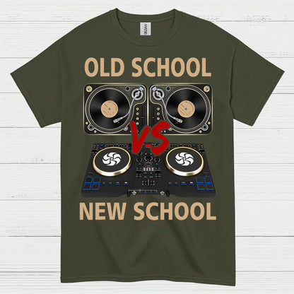Old School New School DJ T Shirt