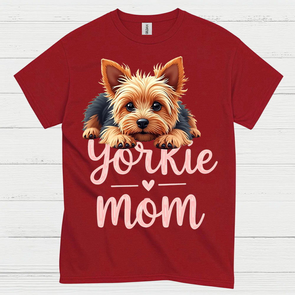 Yorkie Mom Cute Dog Lover T Shirt