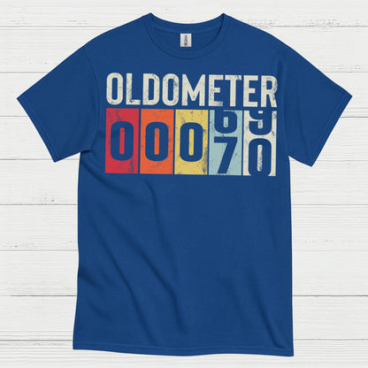 Oldometer 70 Funny Birthday T Shirt