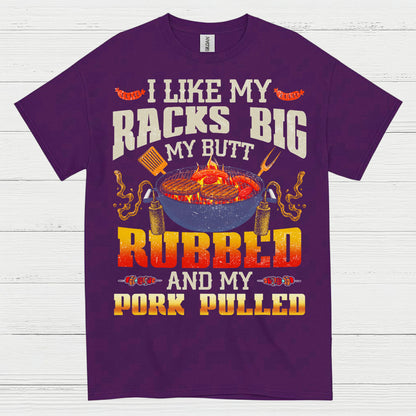 Big Racks And Pulled Pork BBQ T Shirt