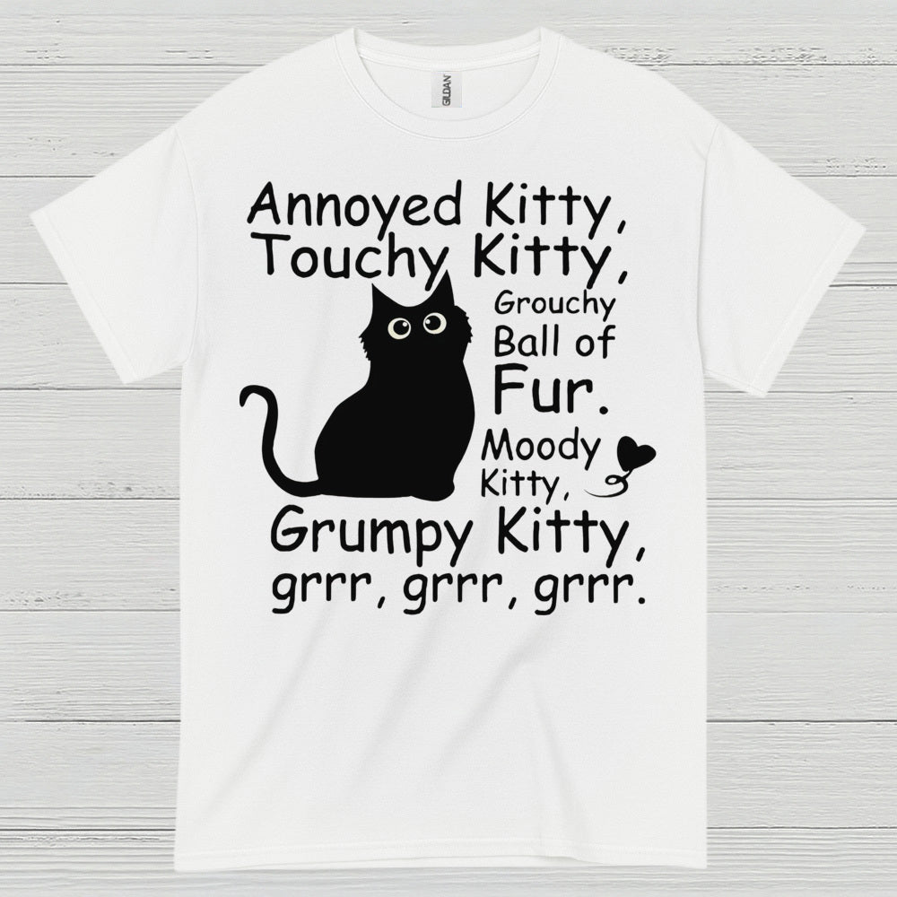 Grumpy Kitty Cat Humor T Shirt