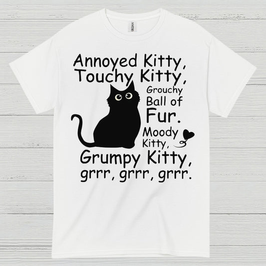 Grumpy Kitty Cat Humor T Shirt
