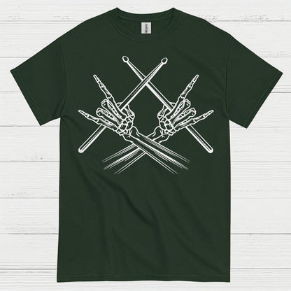 Skeleton Drummer T Shirt