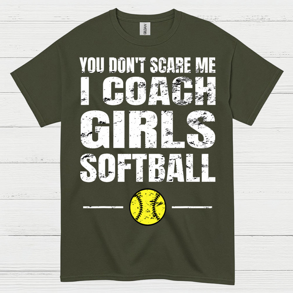 I Coach Girls Softball T Shirt