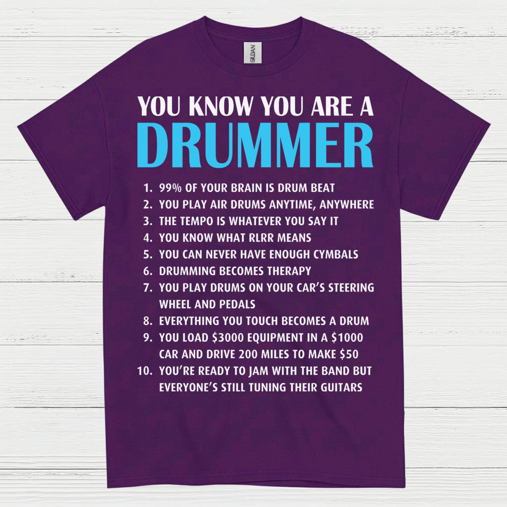 Living The Beat Drummer T Shirt