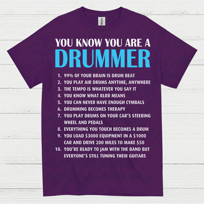 Living The Beat Drummer T Shirt