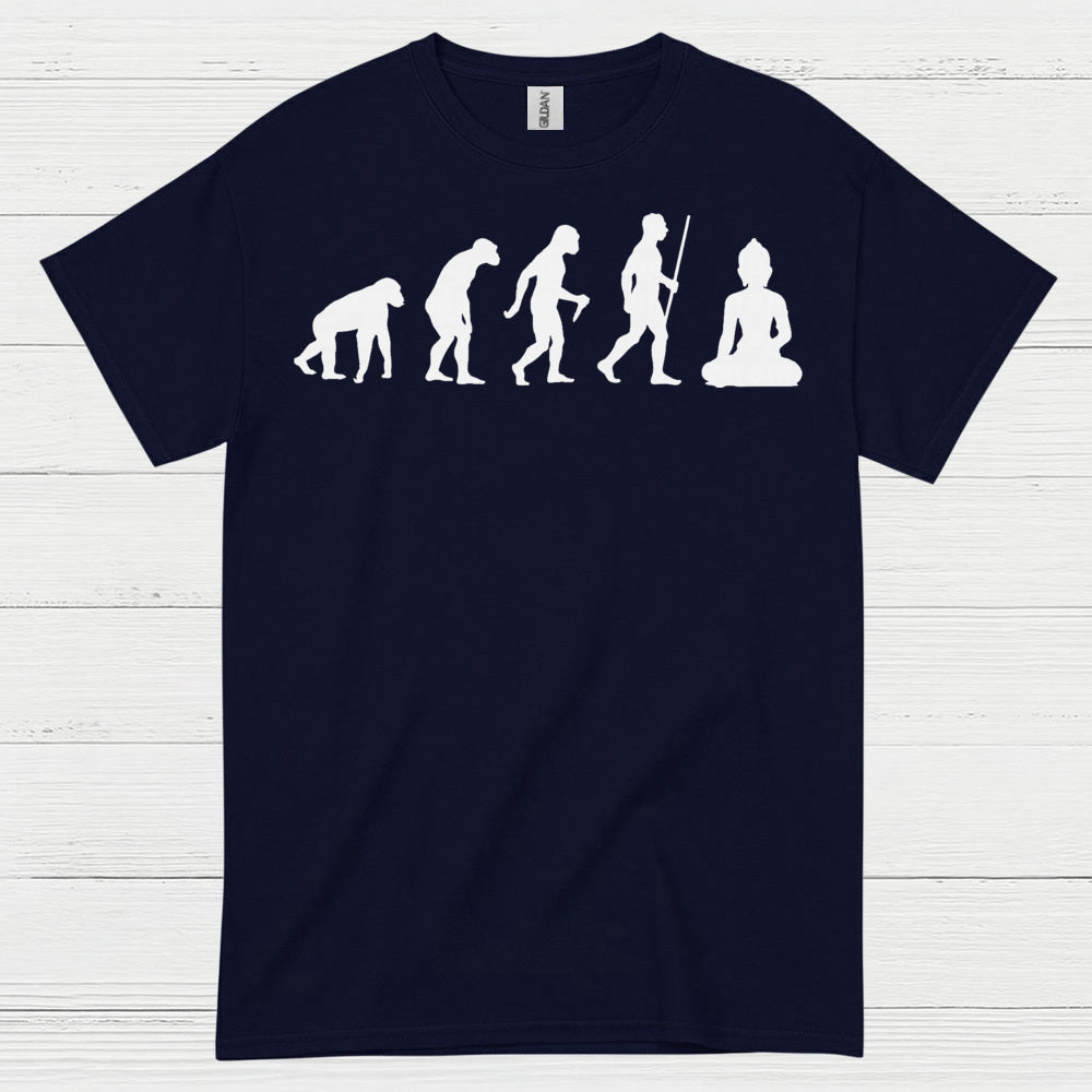 Evolution To Meditation Zen T Shirt