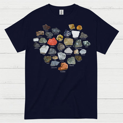 Rock And Mineral Identification Chart T Shirt